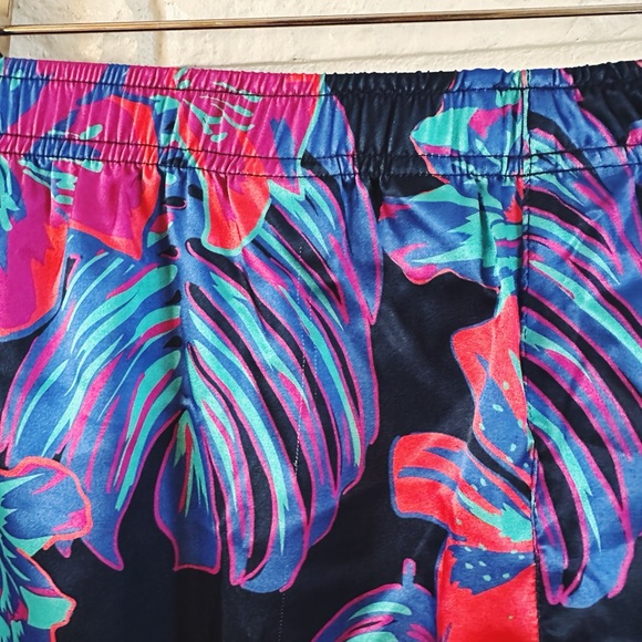 Men's Chubbies Tropical Floral Shirt and Short Pajama Set - Blue and Pink - Picture 9 of 9